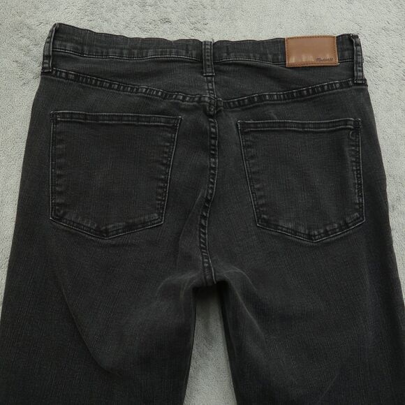 Madewell Jeans Womens Size 31 Gray 9" High-Rise Skinny Denim 27" Inseam  Stretch - Picture 14 of 16